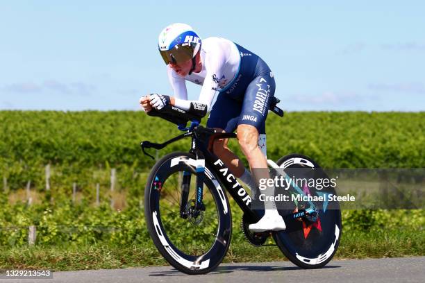 Dan Martin of Ireland and Team Israel Start-Up Nation during the 108th Tour de France 2021, Stage 20 a 30,8km Individual Time Trial Stage from...