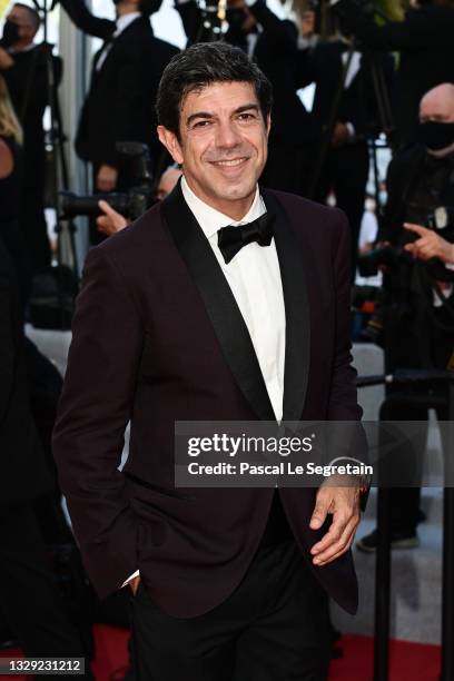 Pierfrancesco Favino attends the final screening of "OSS 117: From Africa With Love" and closing ceremony during the 74th annual Cannes Film Festival...