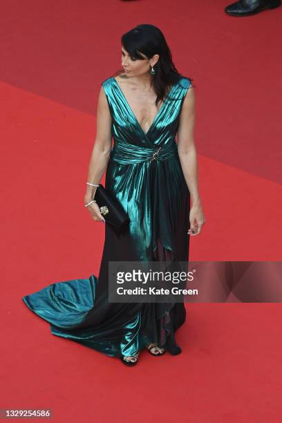 Mia Maestro attends the final screening of "OSS 117: From Africa With Love" and closing ceremony during the 74th annual Cannes Film Festival on July...