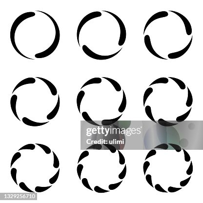 Circle design elements Circle design elements
