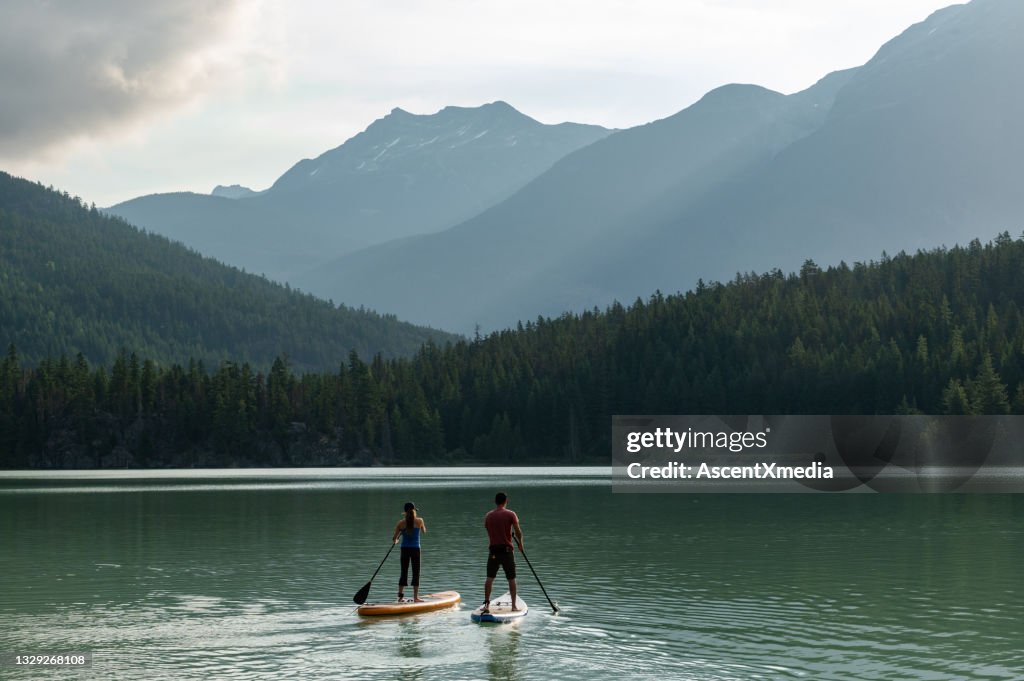 Couple on a summer adventure