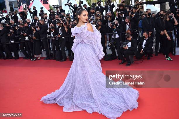 Kat Graham attends the final screening of "OSS 117: From Africa With Love" and closing ceremony during the 74th annual Cannes Film Festival on July...