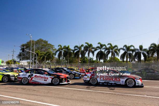 Will Brown drives the Holden Commodore ZB during race 2 of the Townsville SuperSprint which is part of the 2021 Supercars Championship, at Reid Park,...