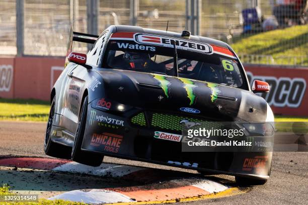 Cameron Waters drives the Monster Energy Ford Mustang during race 3 of the Townsville SuperSprint which is part of the 2021 Supercars Championship,...
