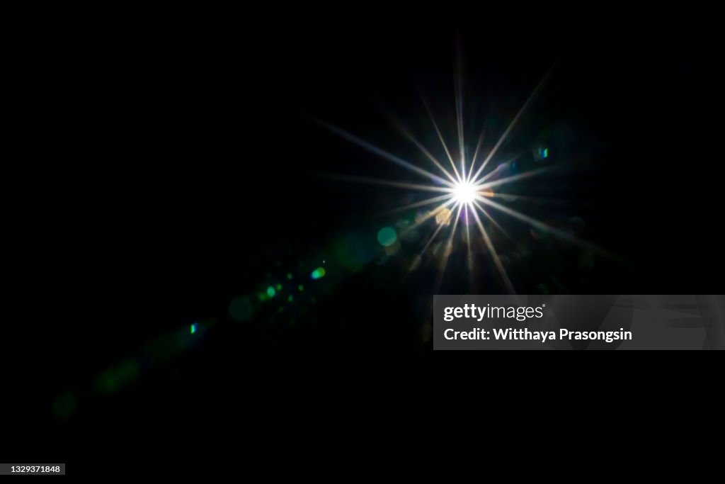 Star With Lens Flare