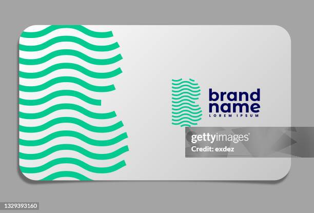 buchstabe b logo auf visitenkarte - buchstabe a stock-grafiken, -clipart, -cartoons und -symbole