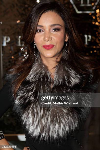 Verona Pooth attends the new store opening 'Philipp Plein' on November 15, 2011 in Duesseldorf, Germany.