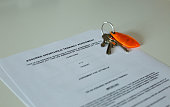 Assured shorthold tenancy agreement Landlord tenant with house keys