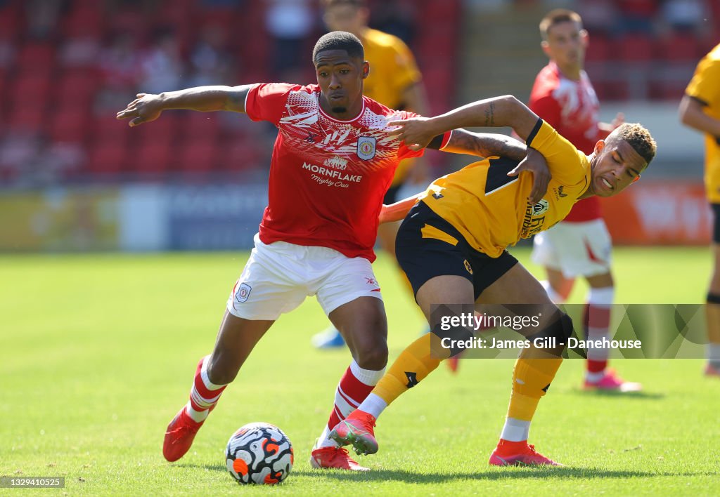 Crewe Alexandra v Wolverhampton Wanderers: Pre-Season Friendly