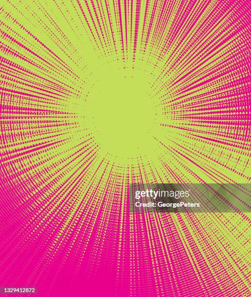 vector motion blur zoom - data explosion stock illustrations