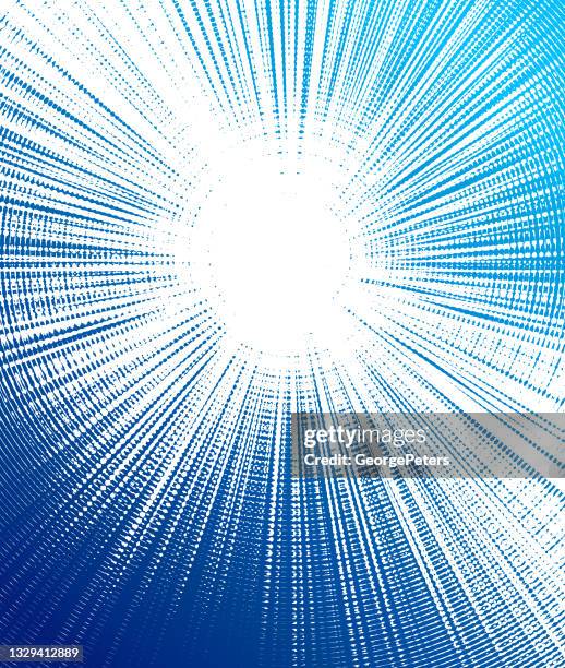vector motion blur zoom - streaming media stock illustrations