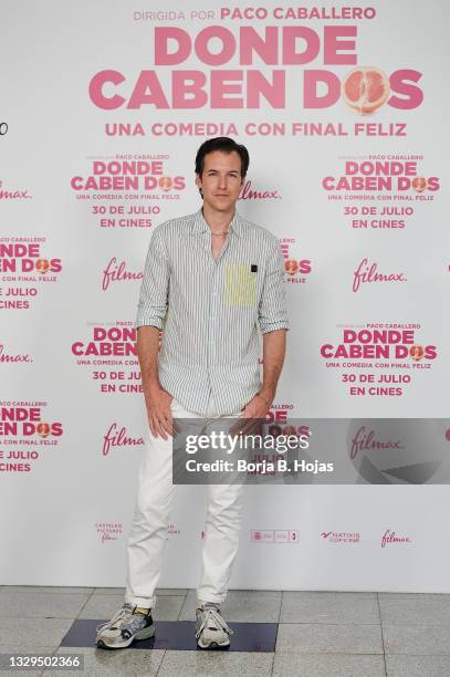 Actor Jorge Suquet during the photocall presentation of film 'Donde Caben Dos' on July 19, 2021 in Madrid, Spain.