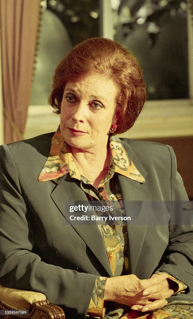 Jehan Sadat At Her Villa