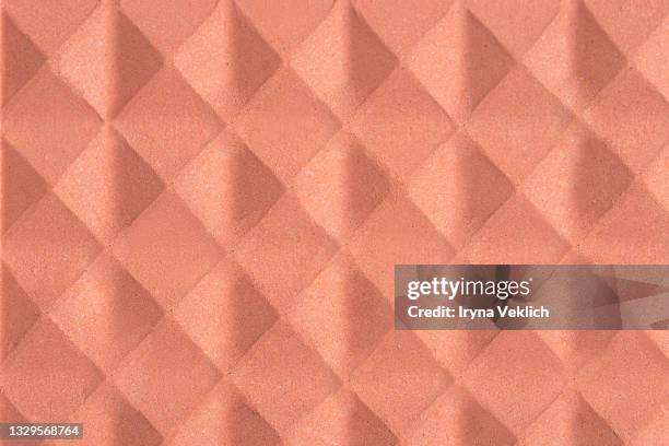 makeup blush in trendy natural colour. - diamond pattern stock pictures, royalty-free photos & images