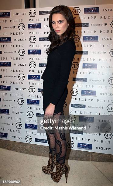 Liliana Matthaeus attends on the red carpet at Grand Store Opening 'Philipp Plein' on November 15, 2011 in Duesseldorf, Germany.