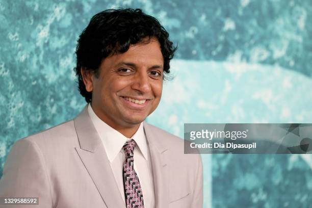 Night Shyamalan attends the "Old" New York Premiere at Jazz at Lincoln Center on July 19, 2021 in New York City.