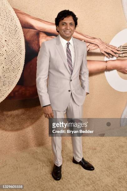Night Shyamalan attends the OLD World Premiere presented by Universal Pictures at Jazz at the Lincoln Center on July 19, 2021 in New York City.