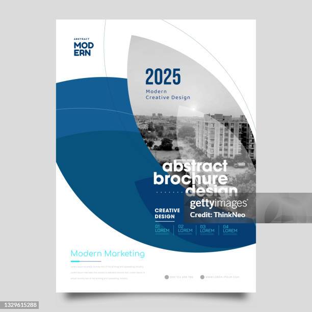 business brochure template square design and graphic a4 scale - magazine cover stock illustrations