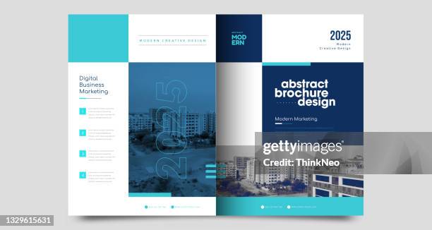 brochure creative design. multipurpose template - fashion magazine cover stock illustrations