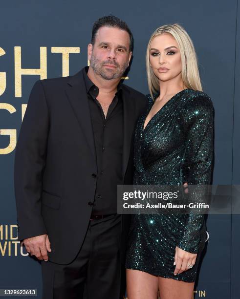 Randall Emmett and Lala Kent attend the Los Angeles Special Screening of Lionsgate's "Midnight In The Switchgrass" at Regal LA Live on July 19, 2021...