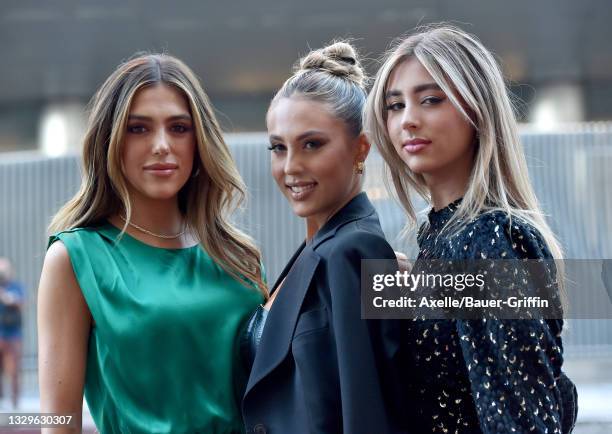 Sistine Stallone, Sophia Rose Stallone and Scarlet Rose Stallone attend the Los Angeles Special Screening of Lionsgate's "Midnight In The...