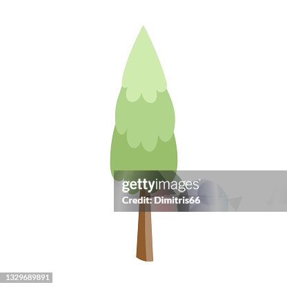 Minimalistic stylised tree. Minimalistic stylised tree.