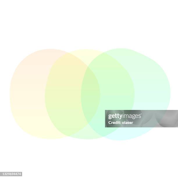 Overlapping Rounded Shapes 22 Three Circles Overlapping Vector High Res Illustrations - Getty Images