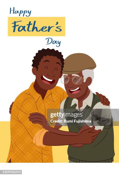 father's love - idoso stock illustrations