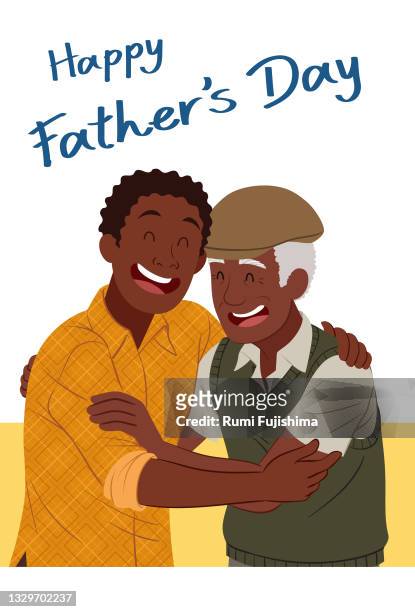 father's love - idoso stock illustrations