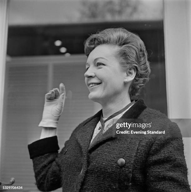 English actress Phyllis Calvert , UK, 27th April 1965.