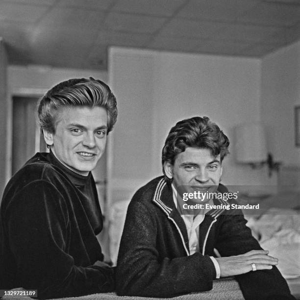 American rock and roll duo The Everly Brothers, UK, 8th May 1965. They are brothers Phil and Don Everly.