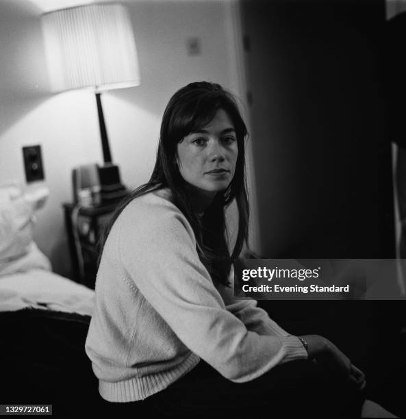 French singer and songwriter Françoise Hardy, UK, 11th June 1965.