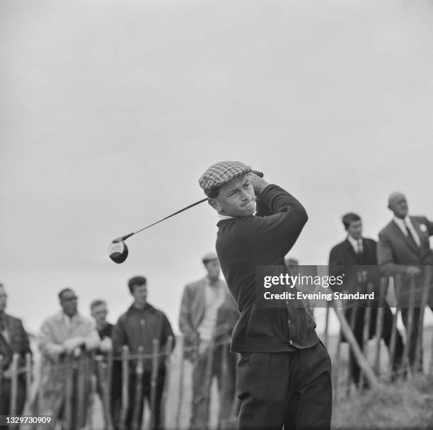 English golfer Clive Clark during the 1965 Open Championship at Royal Birkdale Golf Club in Southport, UK, 7th July 1965.