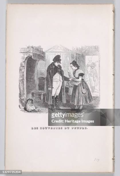 Memories of the People from The Complete Works of Béranger, 1836. Artist Jean Ignace Isidore Gerard, Lacoste.
