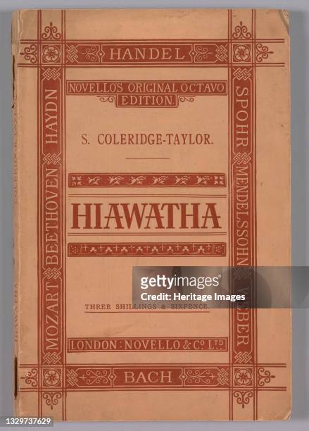 Full score for the opera, "The Song of Hiawatha Op. 30", written by the Anglo-African composer, Samuel Coleridge-Taylor . "The Song of Hiawatha Op....