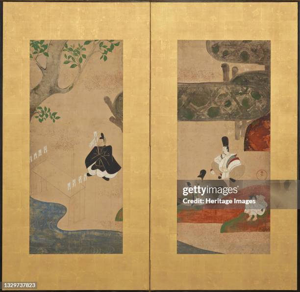 Shinto ceremony, Edo period, late 17th-early 18th century. Attributed to Ogata Kenzan. Artist Ogata Kenzan.