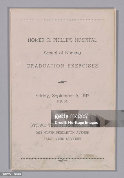 The Homer G. Phillips Hospital in St. Louis, Missouri, was the only hospital for African Americans in the city from 1937 until 1979, when the city...