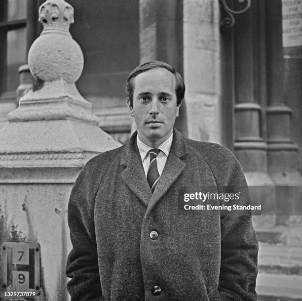 English footballer writer and author Brian Glanville, UK, 9th November 1964.