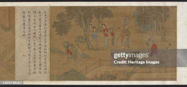 Scenes from the Lives of Famous Men, Ming or Qing dynasty, 17th century. Formerly attributed to Liu Songnian. Artist Unknown.