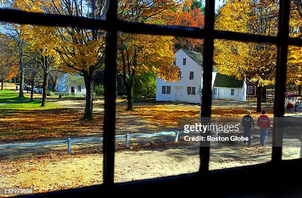 Living History" sites such as Old Sturbridge Village are taking a big economic hit by declines in attendance. This is a view of the village as seen...