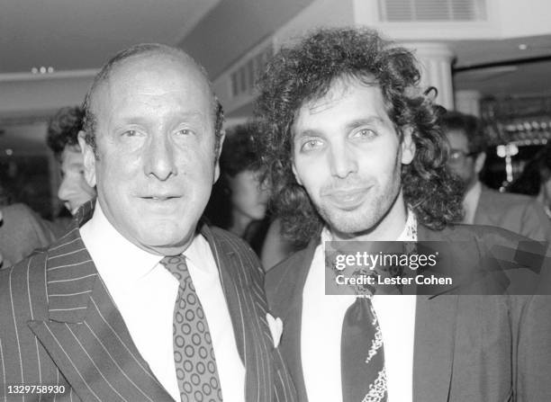 American record producer, A&R executive, music industry executive, and lawyer Clive Davis and American guitarist, composer, songwriter, and guitar...