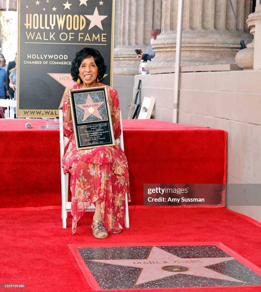 Marla Gibbs Honored With Star On The Hollywood Walk Of Fame