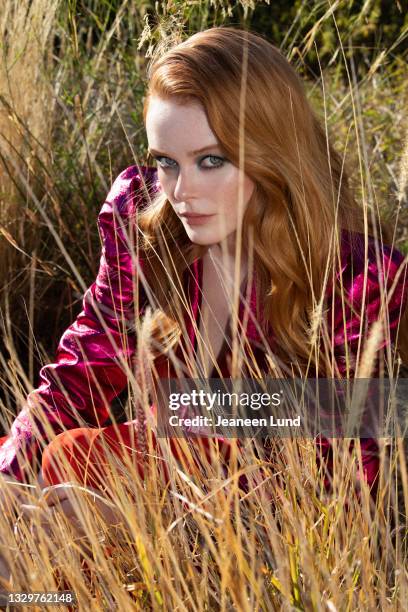 Actress Abigail Cowen is photographed for Bust Magazine on December 21, 2020 in Los Angeles, California. PUBLISHED IMAGE.