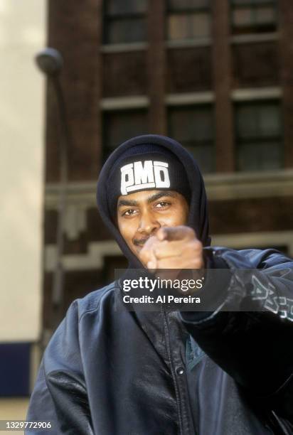 Parrish Smith of the Rap Group EPMD appears in a portrait taken on April 10, 1994 in New York City.