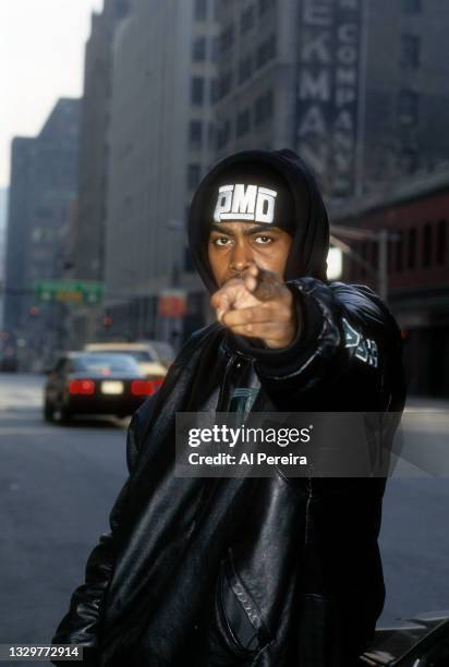 Parrish Smith of the Rap Group EPMD appears in a portrait taken on April 10, 1994 in New York City.