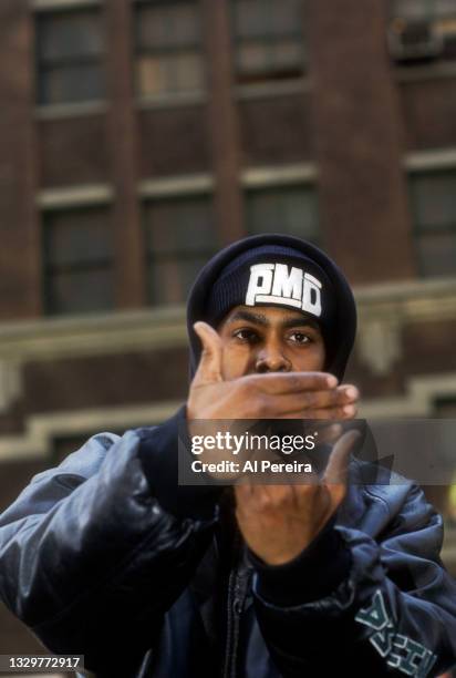 Parrish Smith of the Rap Group EPMD appears in a portrait taken on April 10, 1994 in New York City.