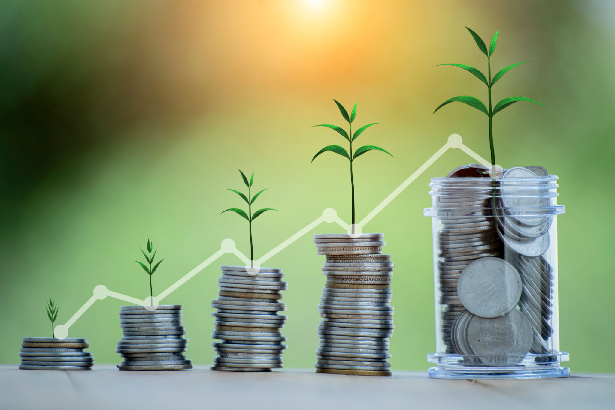 Concepto de ahorro financiero Concepto de ahorro financiero
