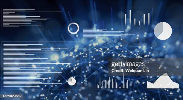 big data cloud computing concept map - general financial stock pictures, royalty-free photos & images