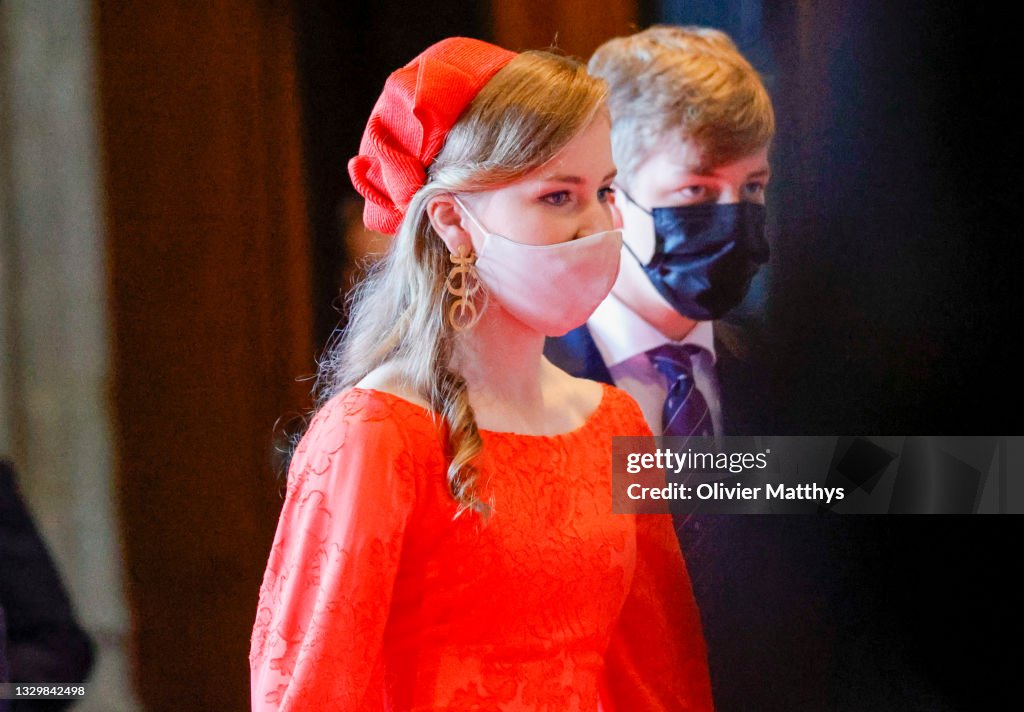 Belgium Royal Family Attends National Day Ceremony