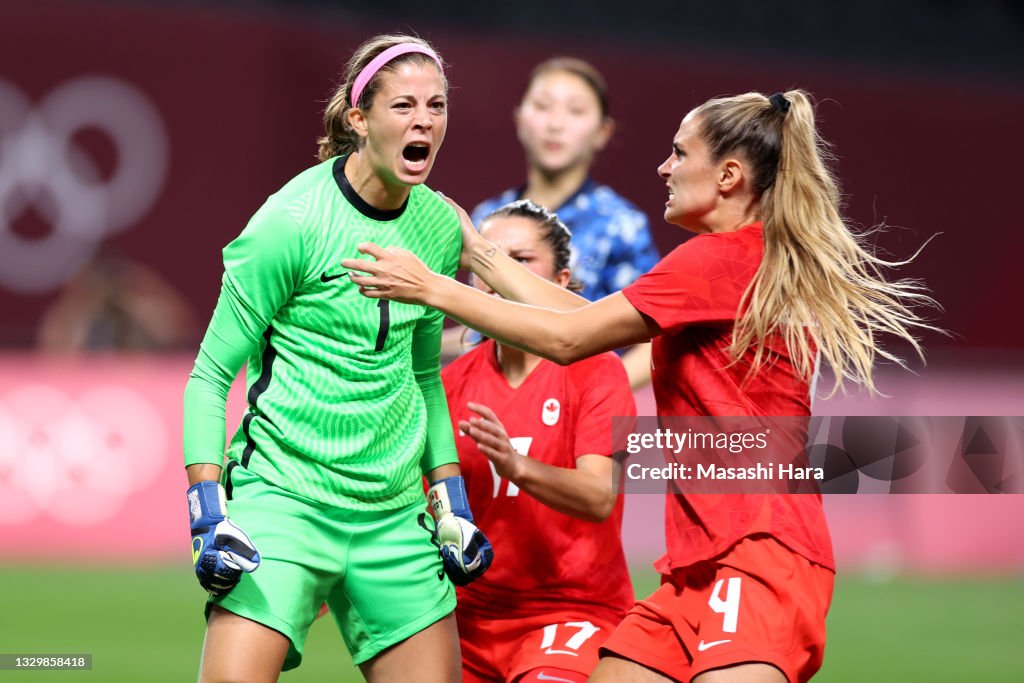 Japan v Canada: Women's Football - Olympics: Day -2